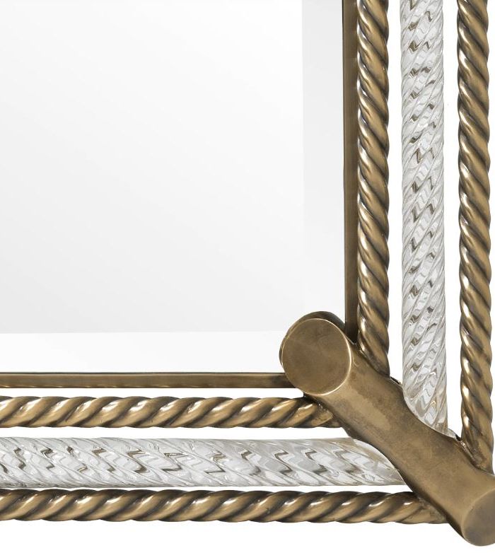 Mirror Cantoni vintage brass finish