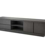 TV Cabinet Crosby charcoal grey finish
