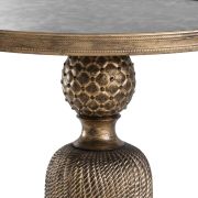 Side Table Fiocchi antique gold finish