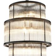 Chandelier Palmera bronze highlight finish