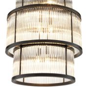 Chandelier Palmera bronze highlight finish