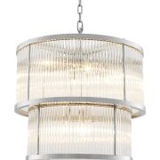 Chandelier Pasadena nickel finish