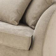 Sofa San Jose greige velvet