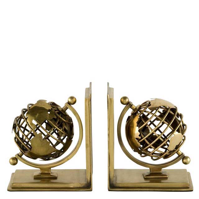 Golden Globe set of 2 brass finish