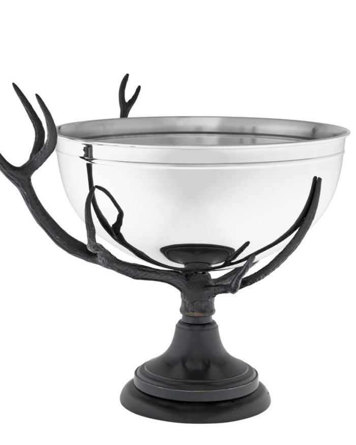Bowl Charles on base nickel finish
