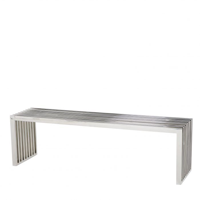Bench Herrera Polished stainless steel