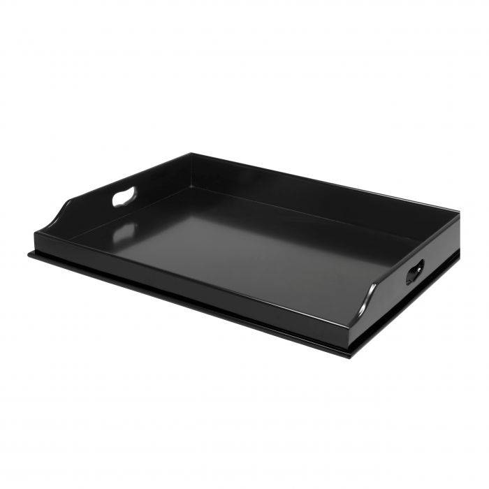 Butler Tray Luciano Piano black finish Foldable stand