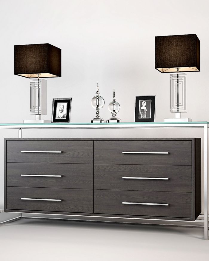Cabinet Montpeyroux black nickel