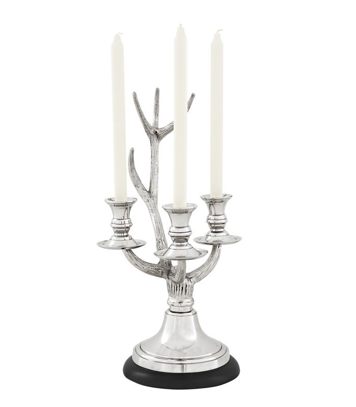 Candle Holder Blake nickel finish