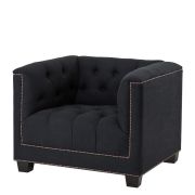 Chair Worcester panama black 94 x 85 x 72