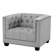 Chair Worcester Herringbone Grey 93 x 85 x 72