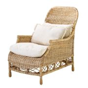 Chair Sensit Natural slimit rattan A. 63 | B. 86 | C. 102 | D. 58 | E. 46 | F. 61 cm