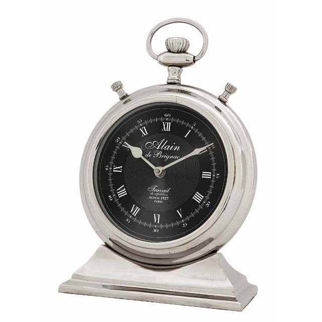 Clock Rocamadour S nickel finish