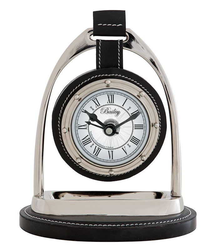 Clock Bailey Lille nickel finish