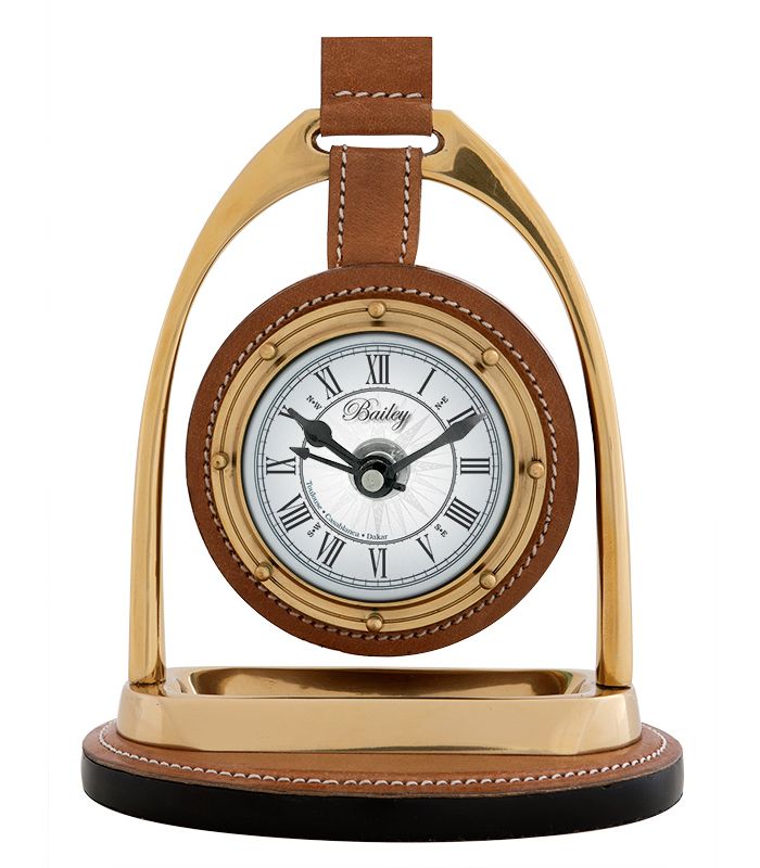 Clock Bailey Lille aged brass finish