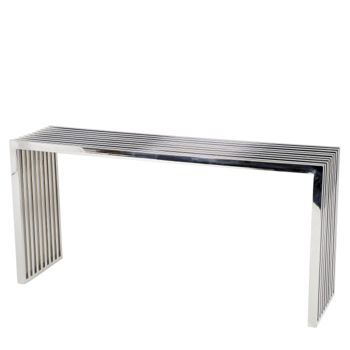 Console Table Herrera Polished stainless steel