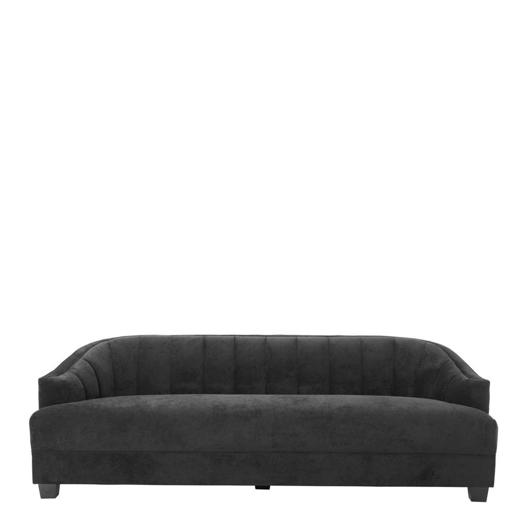 Sofa Oceanside black velvet