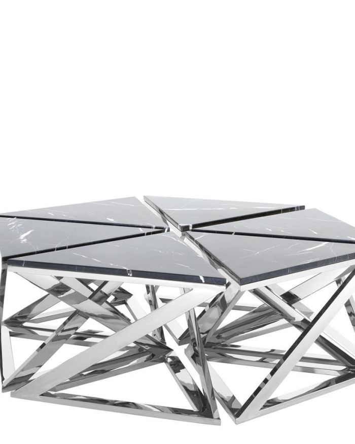 Coffe Table Cosmos Set of 6 stainless steel