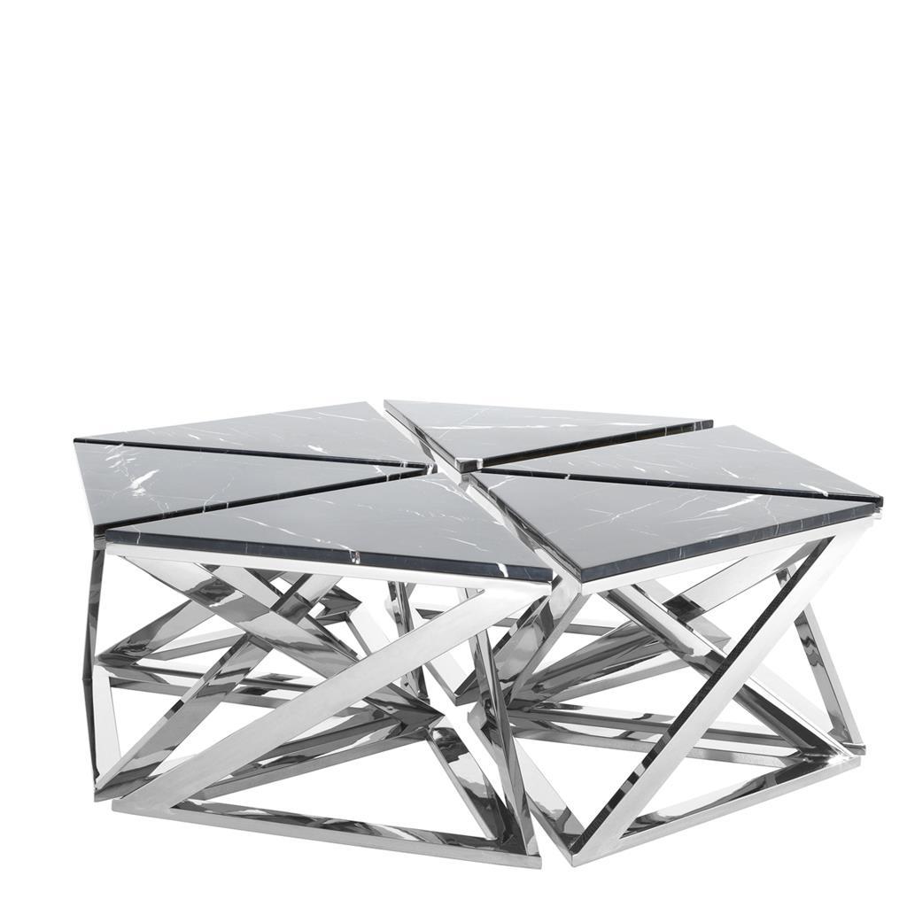 Coffe Table Cosmos Set of 6 stainless steel