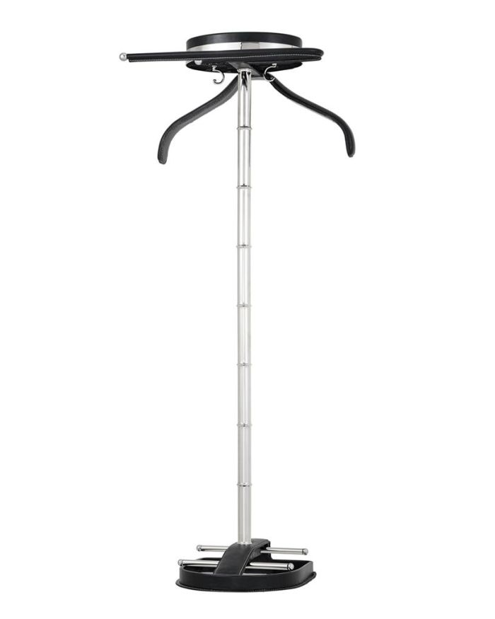 Dressboy Eugene Nickel finish | black leather