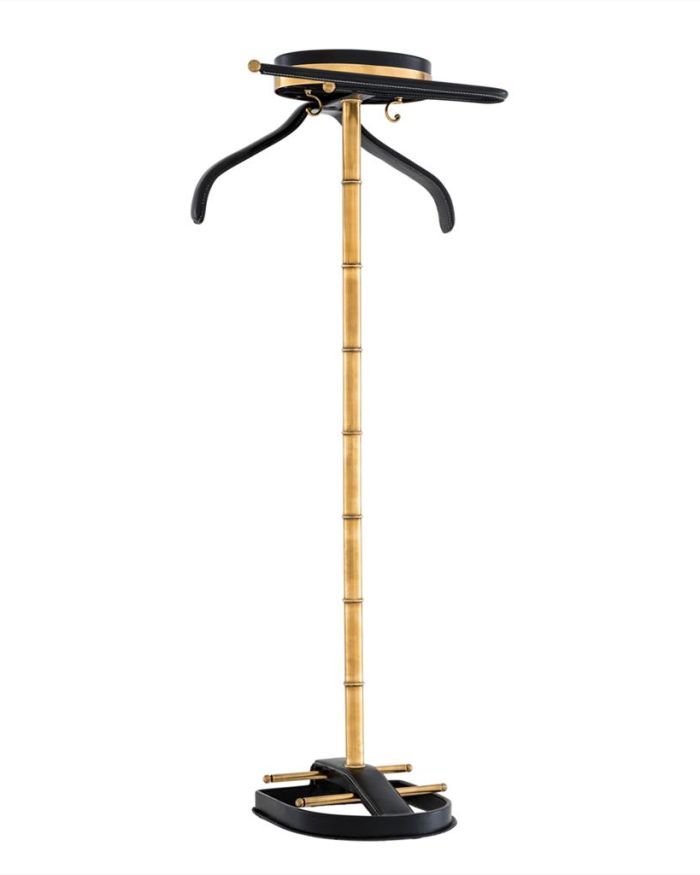 Dressboy Eugene Vintage brass finish | black leather