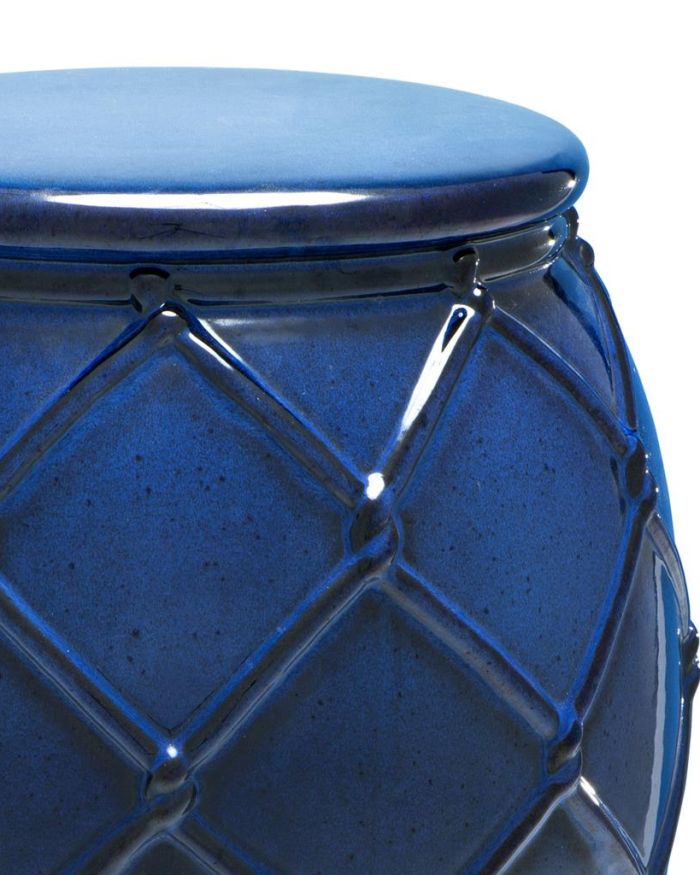 Drum Cudillero Ceramic | antique blue