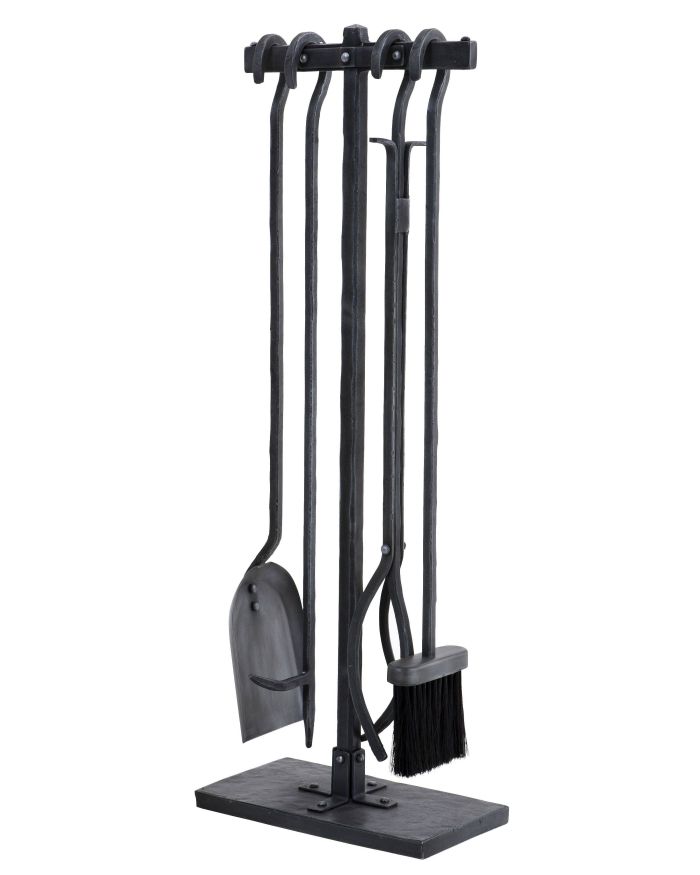 Fire Tools Fortuna zinc finish set of 4