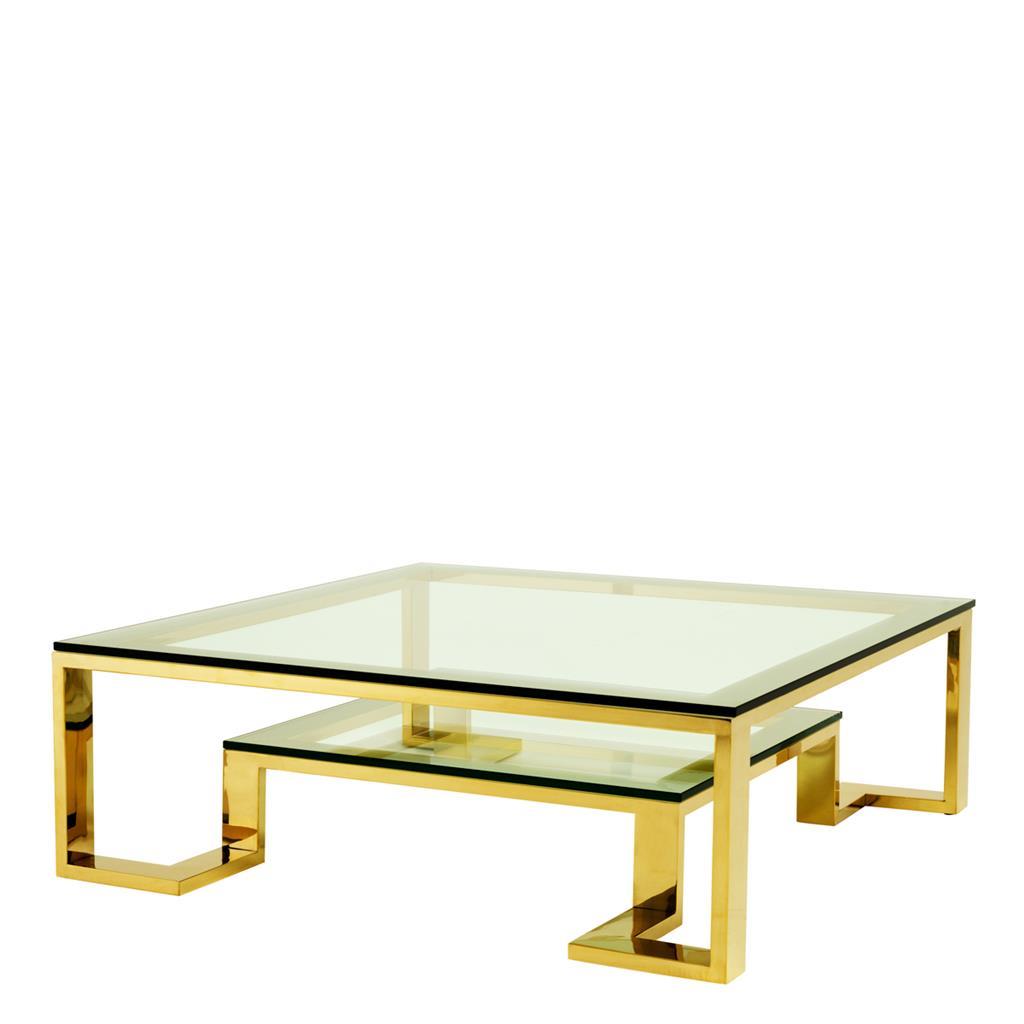 Coffee Table Christelle gold finish