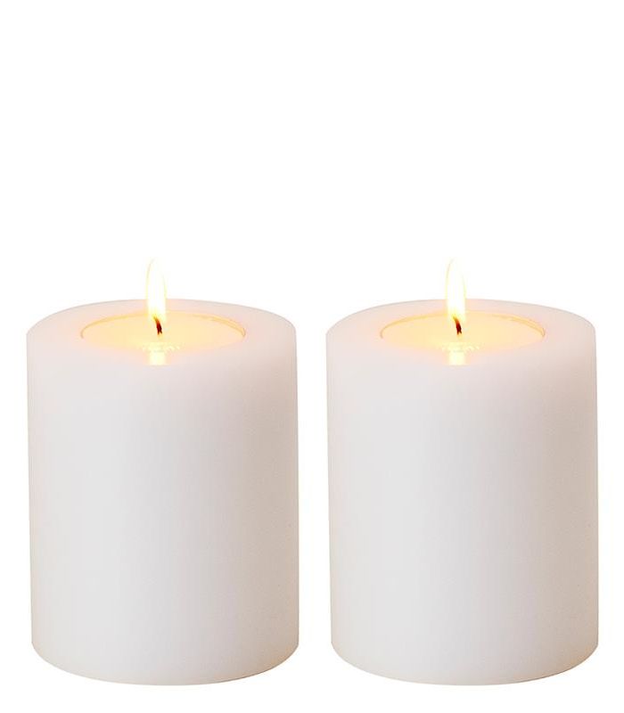 Artificial Candle ? 10 x H. 12 cm set of 2