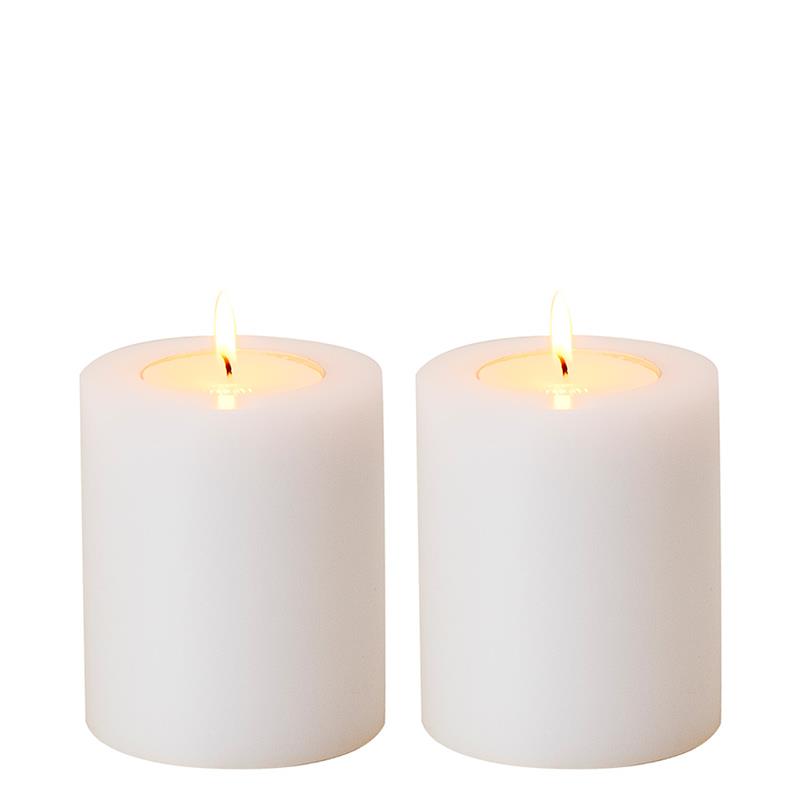 Artificial Candle ? 10 x H. 12 cm set of 2