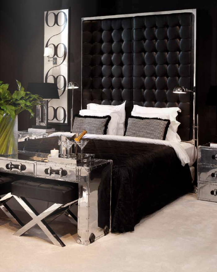 Headboard Manila black