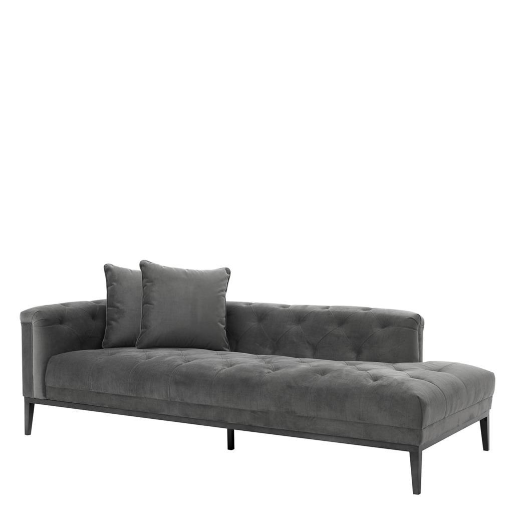 Lounge Sofa Honolulu left granite grey