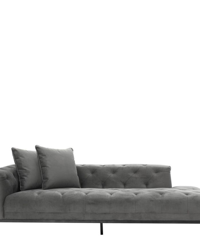Lounge Sofa Honolulu left granite grey