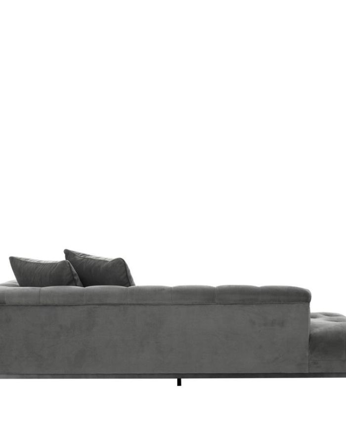 Lounge Sofa Honolulu right granite grey
