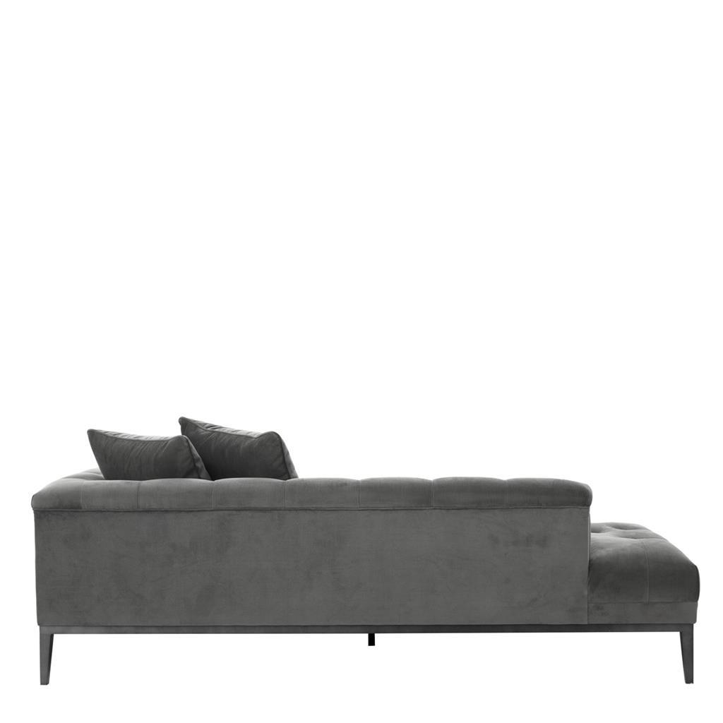 Lounge Sofa Honolulu right granite grey