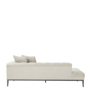 Lounge Sofa Honolulu right pebble grey