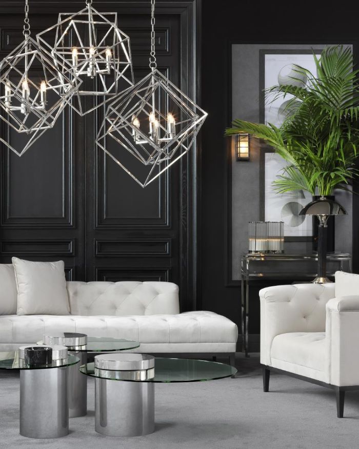 Lounge Sofa Honolulu left pebble grey
