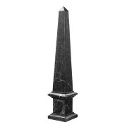 Obelisk Salinas black marble 15 x 15 x H. 77,5 cm