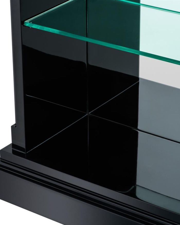 Cabinet Glasgow piano black finish