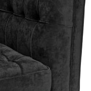 Chair Virginia black velvet