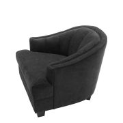 Chair Oceanside black velvet