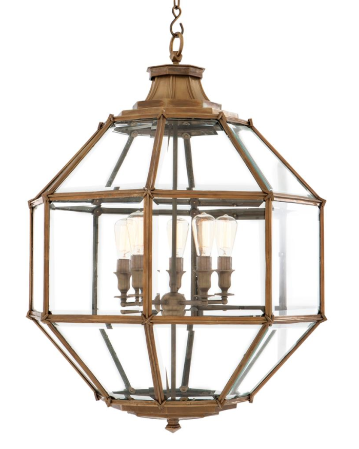 Lantern Cateline brass 80cm