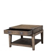Side Table Federale Smoked oak | gunmetal hardware