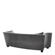 Sofa Salinas 3 seat granite grey 226 x 110 x 74