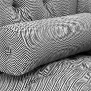 Sofa Worcester Herringbone grey 230 x 85 x 72