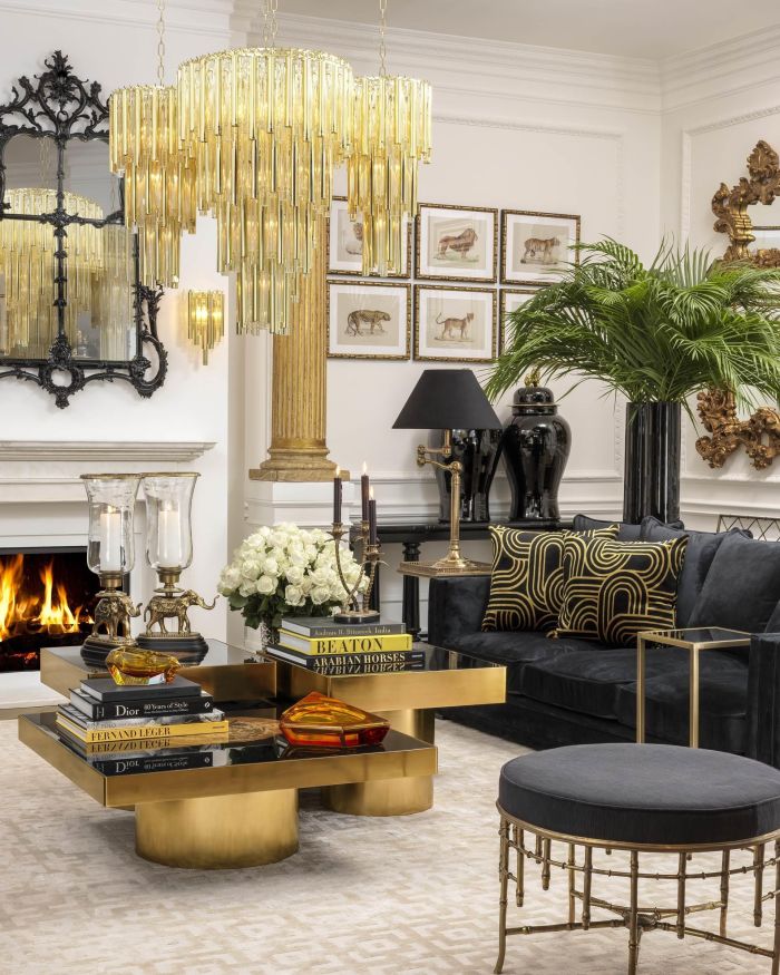 Chandelier Audrey gold