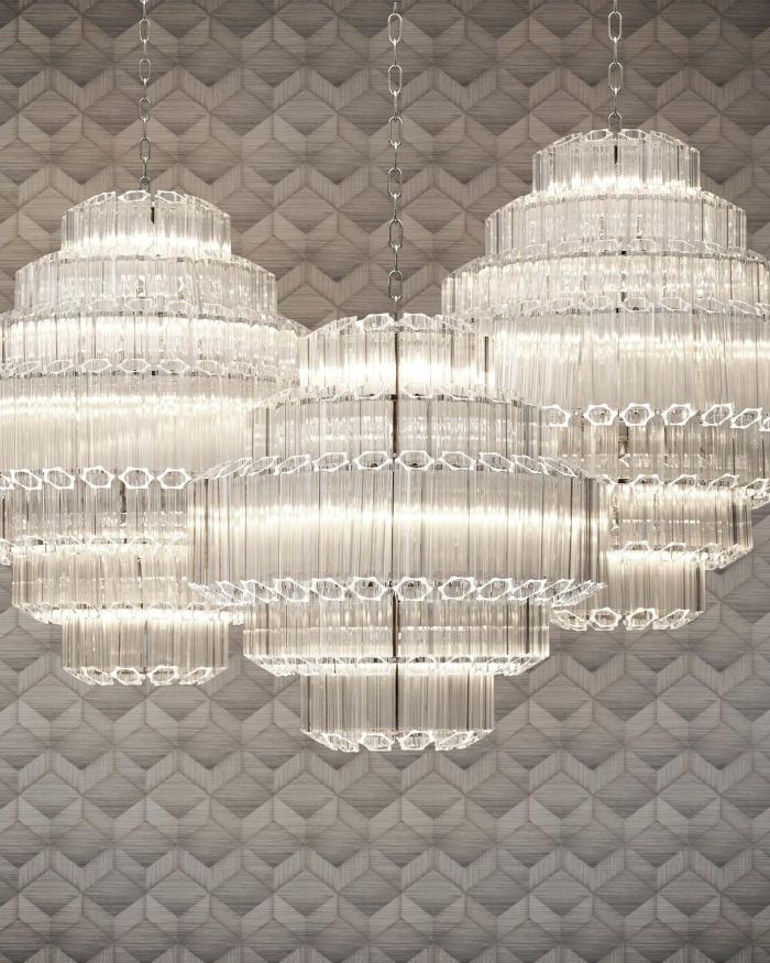 Chandelier Chantal nickel
