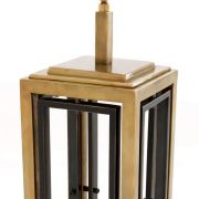 Table Lamp Voilà Gunmetal | vintage brass finish | granite base Including black shade
