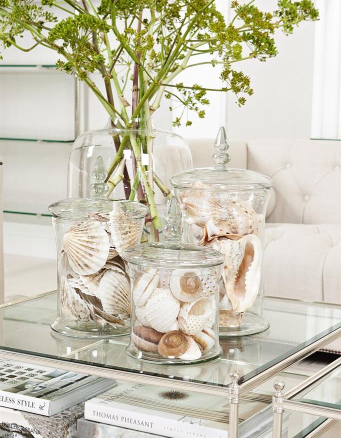 Coffee Table Rectangle Silver plated | bevelled glass 78 x 78 x H. 44 cm 30.71″ x 30.71″ x 17.32″ H