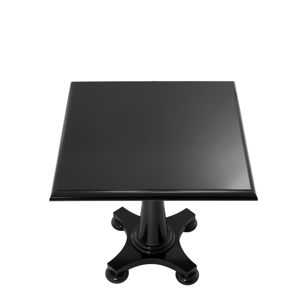 Table Giverny waxed Black finish